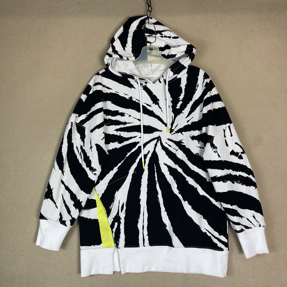 Fabletics Hoodie Womens XS Multicolor Jasmine Side Slit Long Relaxed‎ Pullover